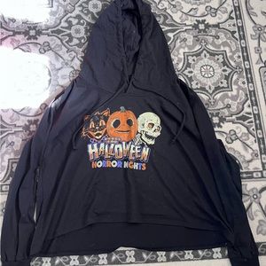 Universal Studios Halloween Horror Nights Cropped Sweatshirt XL